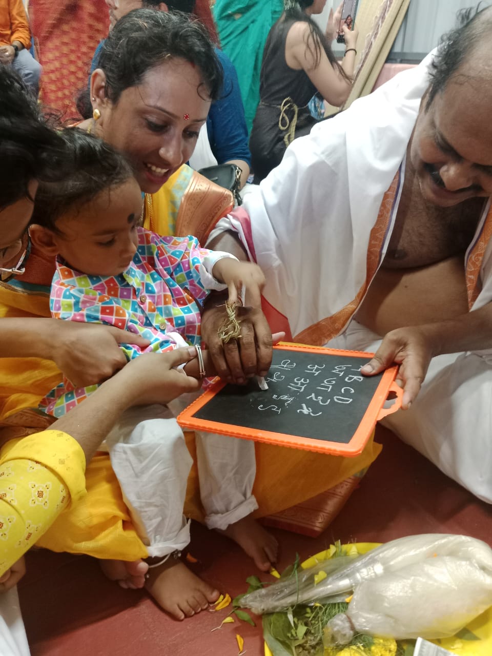 Children in art workshop